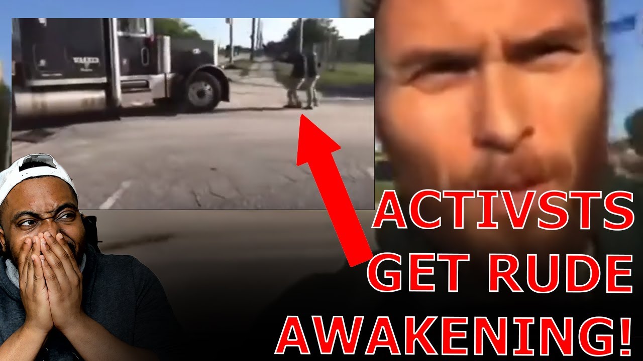 Vegan Activists Get Rude Awakening After Attempting To Block Based Slaughter House Truck Driver