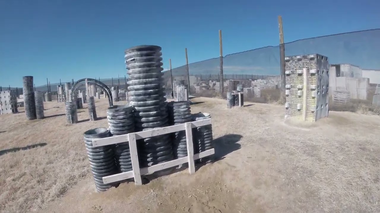 156) (1v1's & 2v2) with EMF100 SpeedMag Set-up @ Blitz Paintball (Magfed Gameplay)