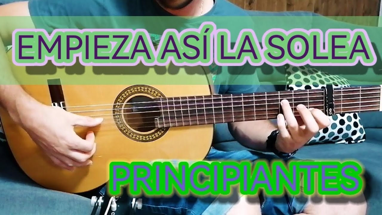 GUITARRA FLAMENCA por SOLEÁ | Compás Base, Marcaje, FALSETA y Cierre