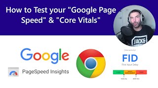 How to Test your Google Page Speed & Core Vitals Tutorial | Using Chrome Browser F12 Function