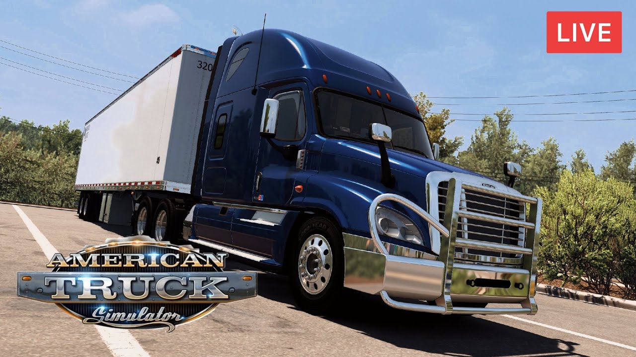American Truck Simulator - Катаемся и слушаем музыку!