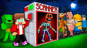Mikey and JJ Created a Scanner To Find Monsters Secrets in Minecraft - Maizen