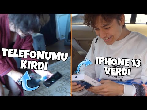 Telefonumu KIRIP iPhone 13 HEDİYE ETTİ... 😧