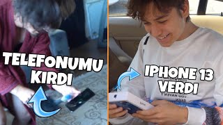 Telefonumu KIRIP iPhone 13 HEDİYE ETTİ... 😧 Resimi