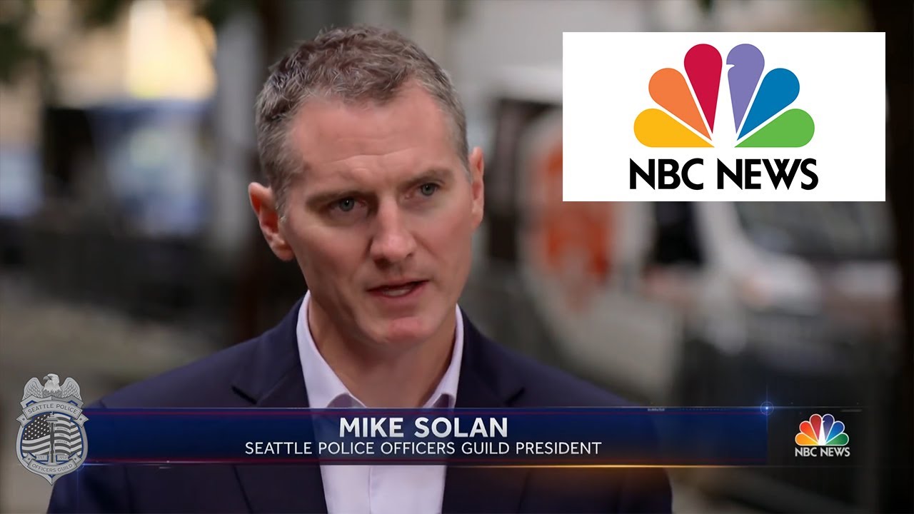 Seattle Police Officers Guild President Mike Solan, Interviewed on NBC Nightly News 6.15.20