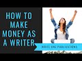 Do this if you want to make money from your book!