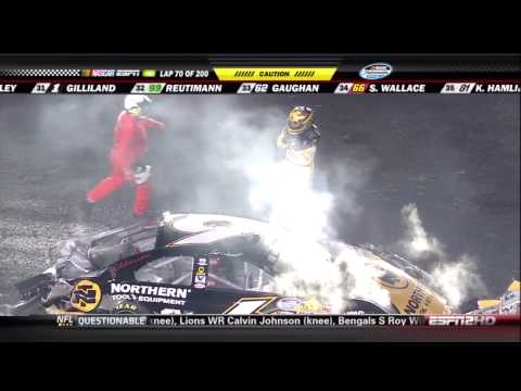 2009 NASCAR Nationwide Big Wreck at Charlotte Dollar General 300 (Live)