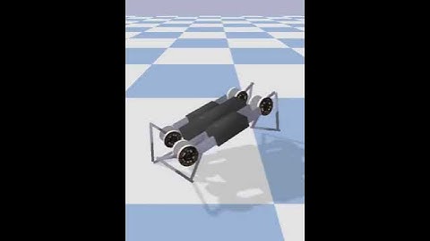 PPO reinforcement learning trained Minitaur gait