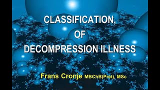 Dr Frans J Cronje - Classification of DCI