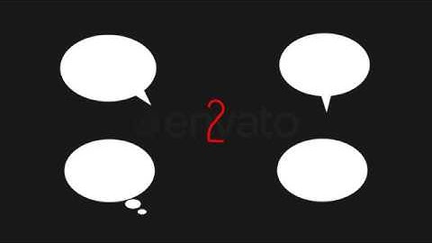 Simple and Flat Speech Bubbles   - After Effects Templates Project Files [Video Hive]