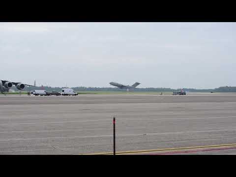 C-17 takes off from Joint Base Charleston, SC.