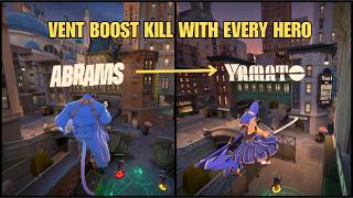 I Got a Vent Boost Kill With Every Hero In Deadlock