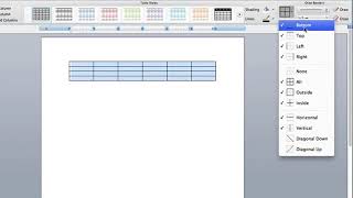 How to Remove Table Lines From a Microsoft Word Document