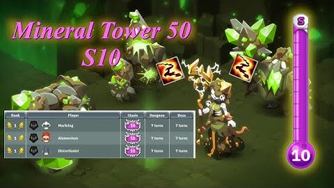 Wakfu Mineral Tower 50 S10 in 7 turns (ft. Alumentum)