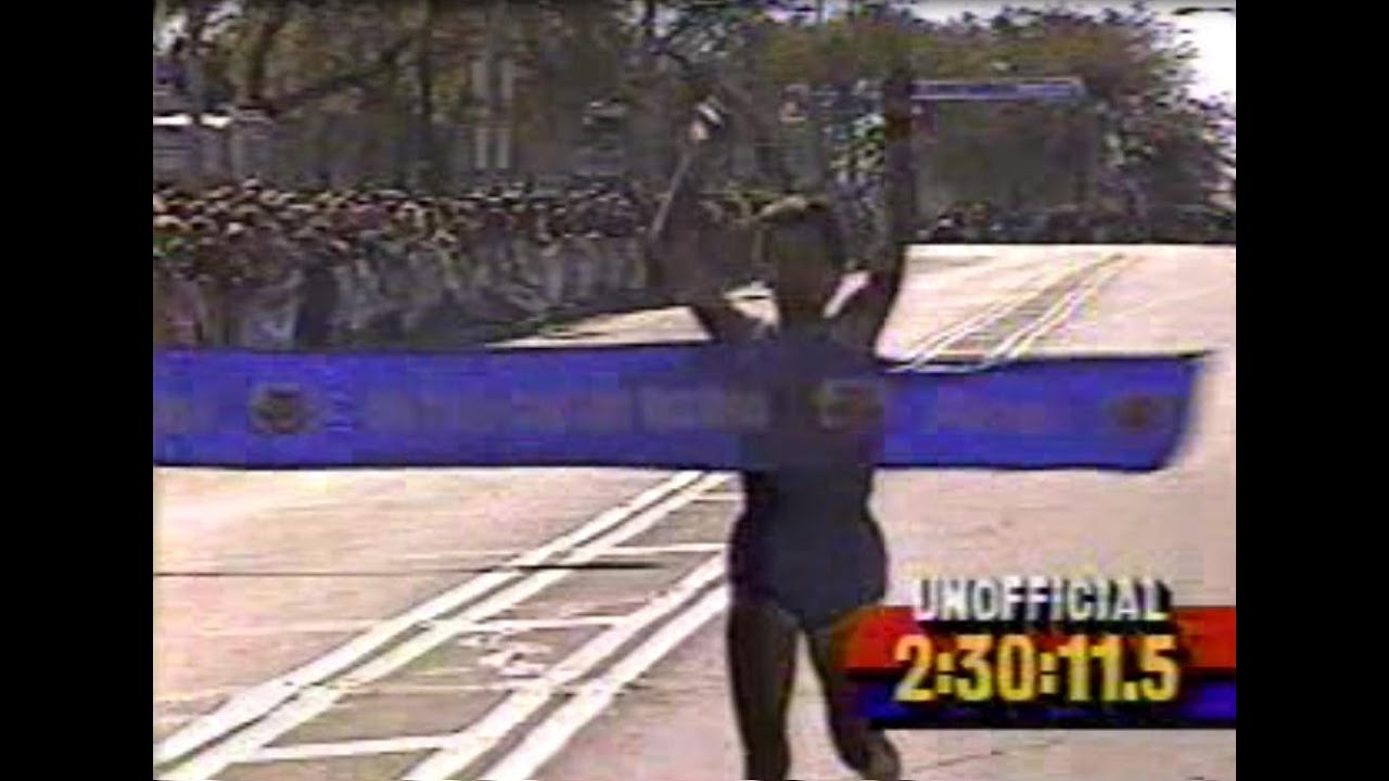 1990 CHICAGO MARATHON Female Winner - Portugal's AURORA CUNHA