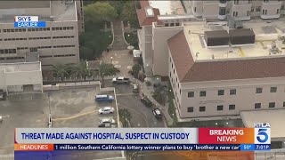 Threats made against Pasadena hospital, suspect in custody