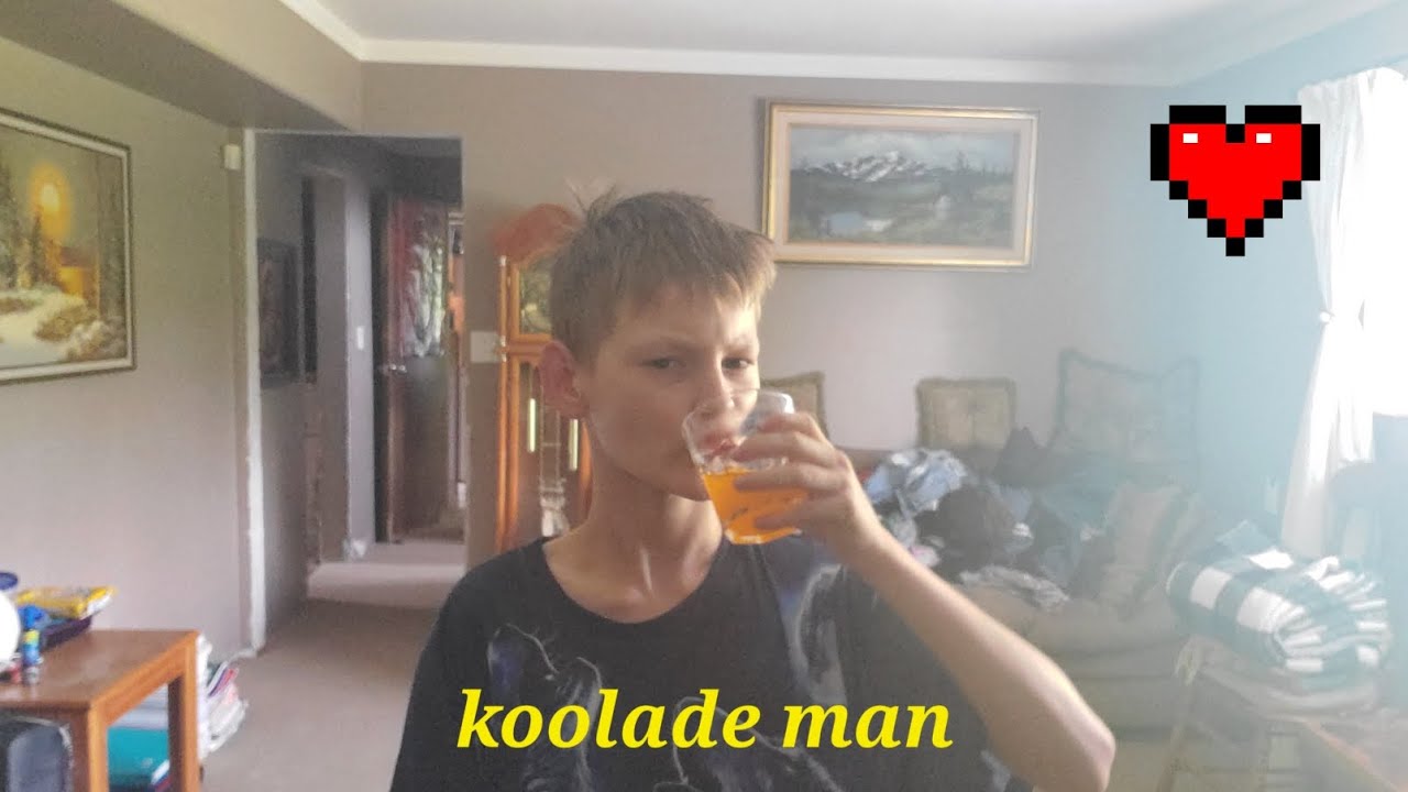 Playing soccer w/old ball/koolade