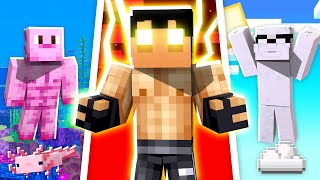 Minecraft MAS o PAC tem a MELHOR RAÇA! #10 🦑👁☁