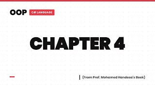 C# OOP - Chapter 4