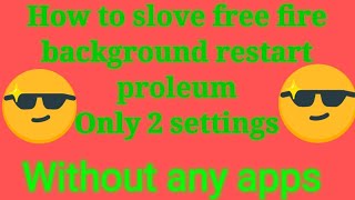 #Bahubali#live. How to slove free fire background restart proleum 100℅ working. screenshot 5