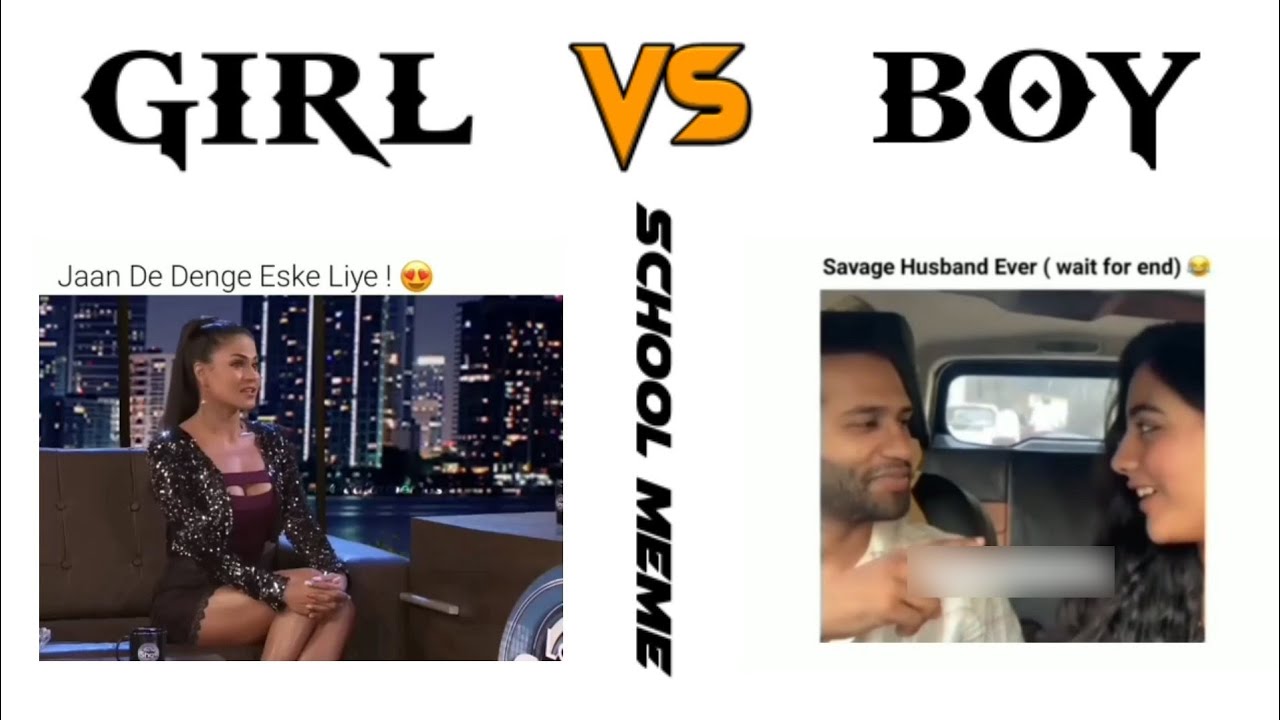 Girl vs Boys funny reply 😆 