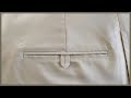 common double welt pocket stitching tutorial // sew a double welt pocket simple tricks //
