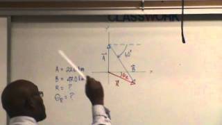 Vector Addtion Example - Component Pt1