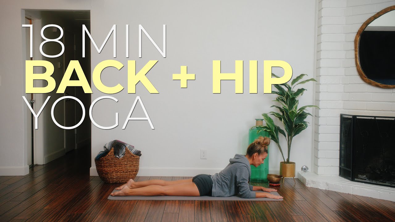 18-Minute Hatha Yoga for Back & Hip Relief | Quick Daily Flow