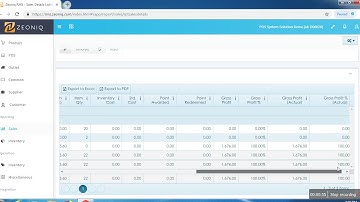 ZEONIQ POS : Report By Zeoniq About Sales Details Listing With Doripod Member