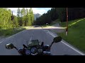 Giau Pass descend - curvy road - YAMAHA FJR 1300