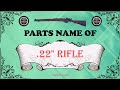 .22" RIFLE ALL PARTS NAME IN HINDI AND ENGLISH || .22" RIFLE PARTS NAME WITH PICTURE