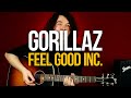 Как играть Gorillaz Feel Good Inc. на гитаре