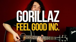 Как играть Gorillaz Feel Good Inc. на гитаре