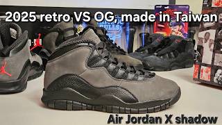 Air Jordan 10 Shadow OG VS 2025 retro and a "little" surprise