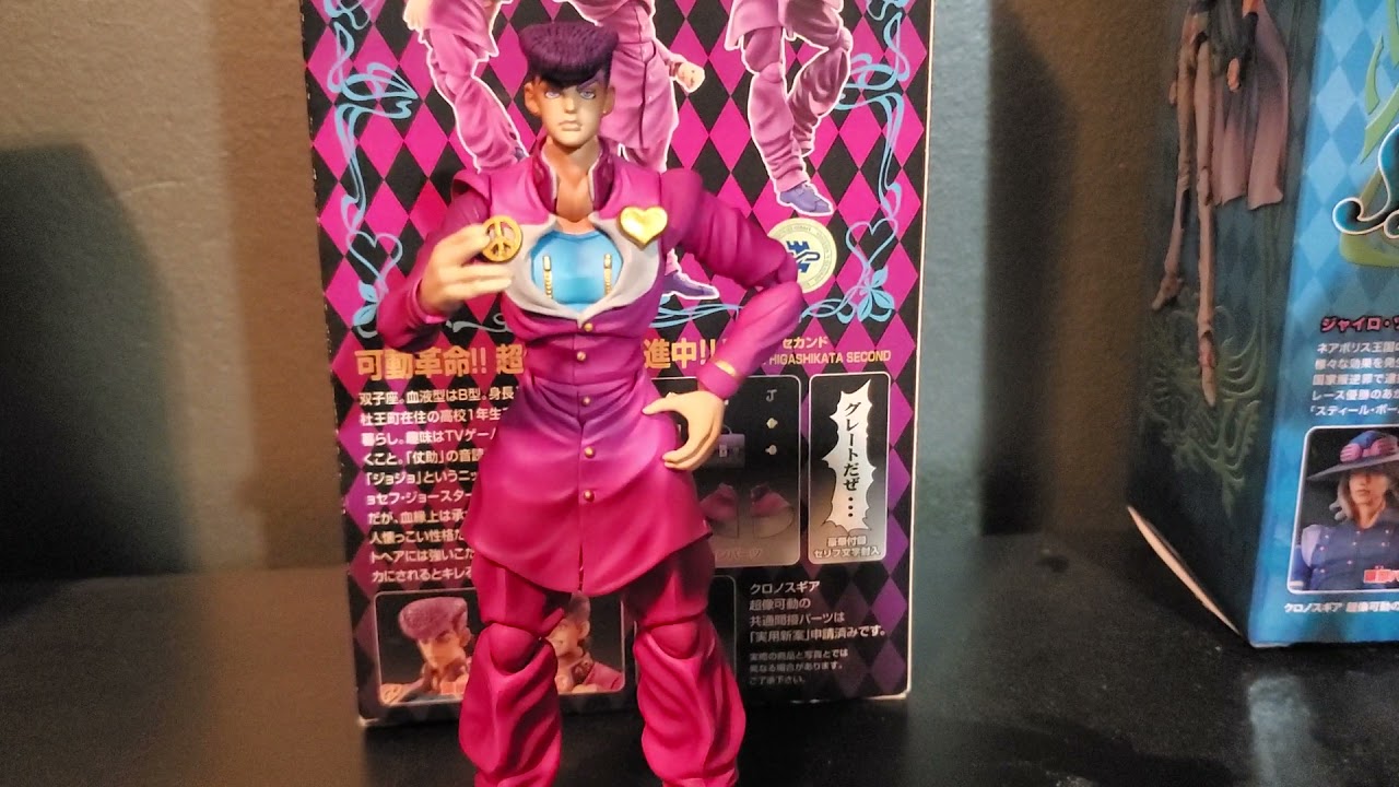 Jojo Bizarre Adventures Super Action Statue Sceond Josuke Wonderfest Figure Youtube