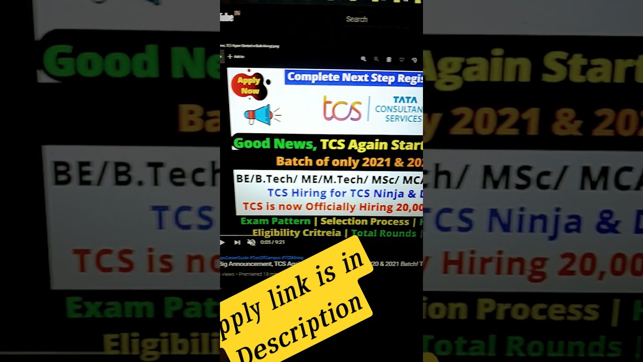 🔥Big Announcement, TCS Again Started in Bulk Hiring 2020 & 2021 Batch! Last date - 29th Aug Hurry Up