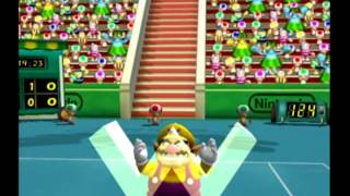 Mario Power Tennis (Nintendo GameCube) Playthrough - Part 16 {Rainbow Cup - Singles}