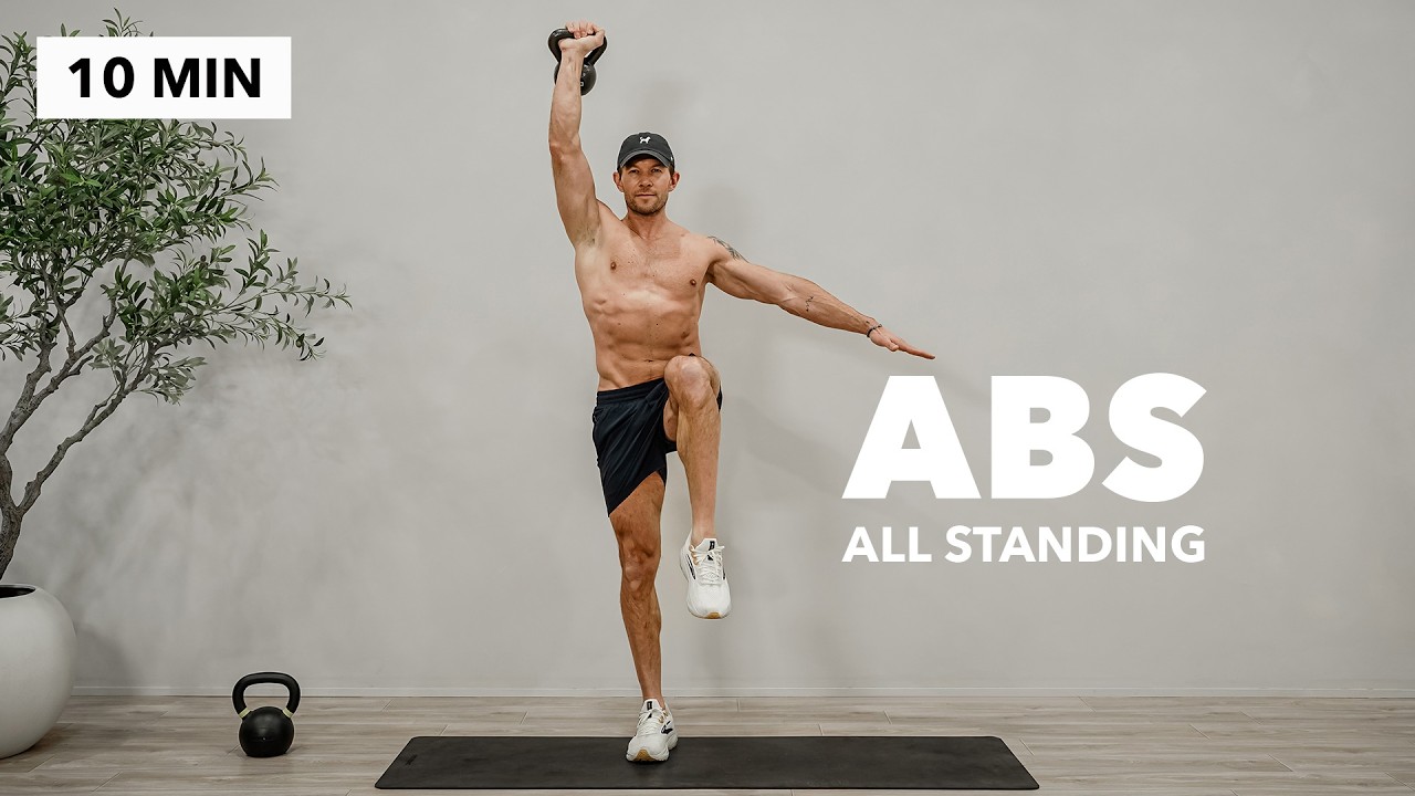10 Minute Kettlebell Standing Abs Workout