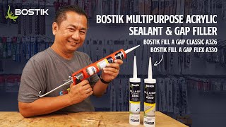 Bostik Fill A GAP CLASSIC A326 & FLEX A330 | Multipurpose Acrylic Sealant & Gap Filler screenshot 1