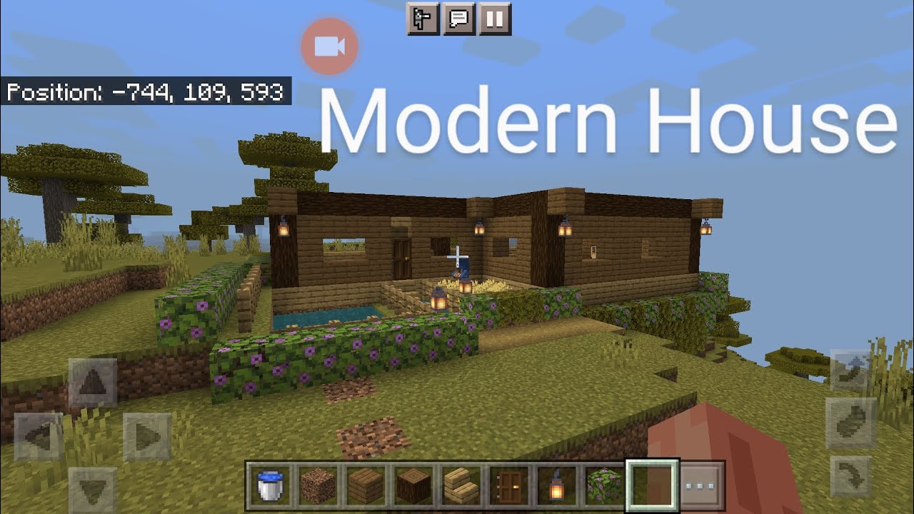 How to built Minecraft modern house