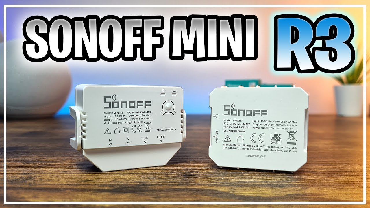 Interrupteur WiFi Compatible avec Interrupteur Conventionnel SONOFF Mini R3  16A