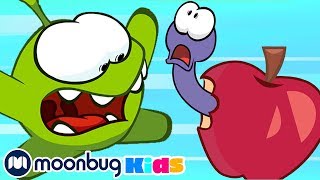 Om Nom Stories - Wormy Apple! | Cut The Rope | Funny Cartoons for Kids & Babies | Moonbug Kids TV