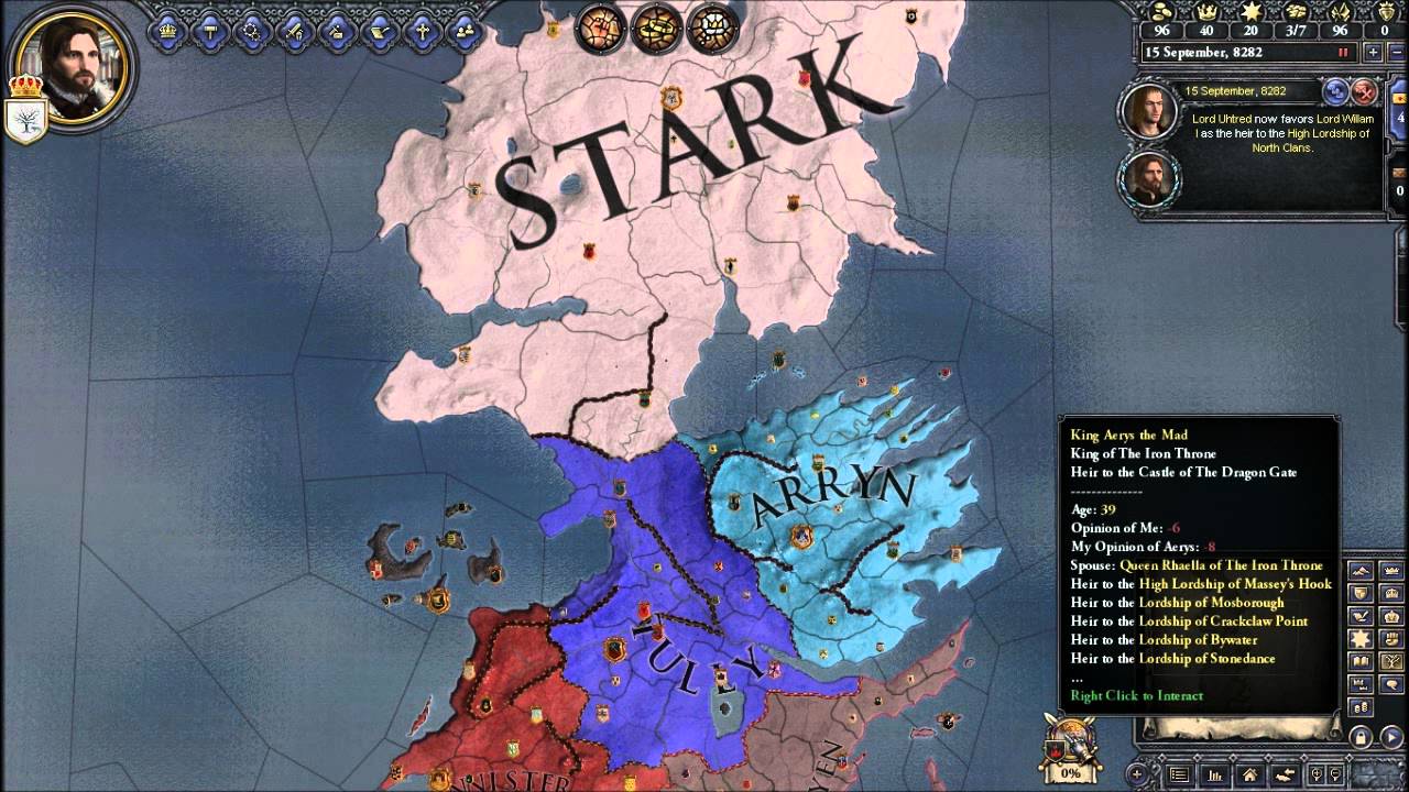 game of thrones mod for crusader kings 2