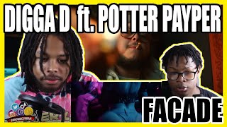 Digga D ft. @PotterPayperTV - Facade (Official Video) REACTION