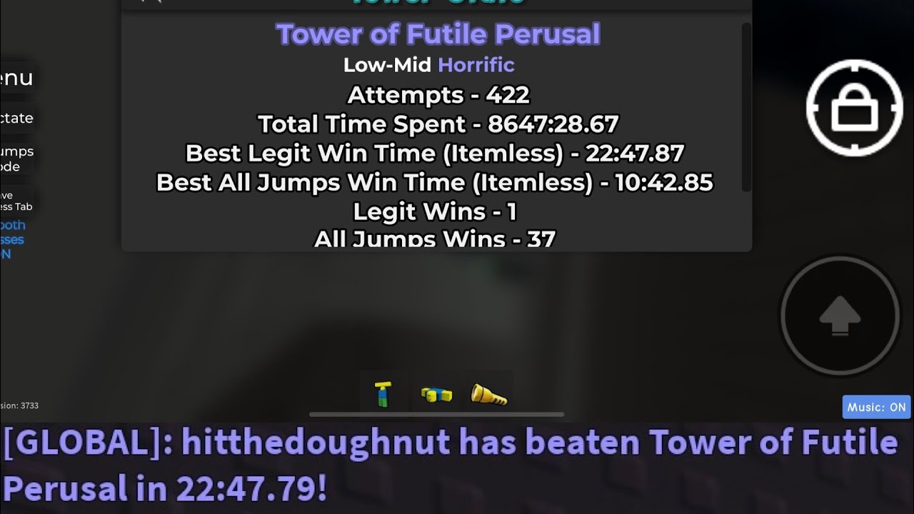 Tower of Futile Perusal Completed (Top 1 mobile tower) - YouTube