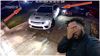 Thieves BLOCKED in his Hellcat Charger & tried to ROB him at G*NPOINT😡, but FAILED!
