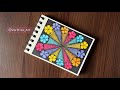 Simple Colourful Doodle Art For Beginners | How To Draw Doodle Art | Step By Step