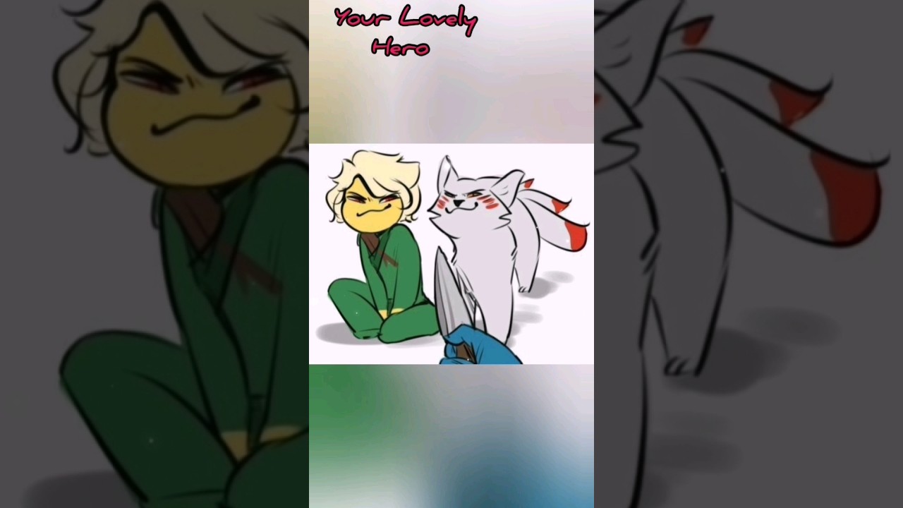 Lloyd x Akita!💚❤️ 🐲🐺