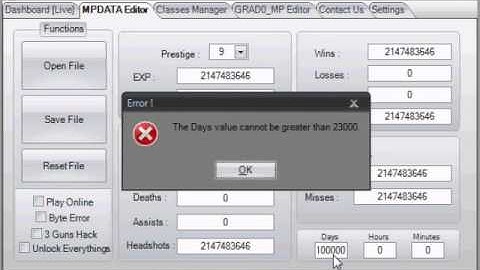 Mw2 - Leaderboards / Prestige Hack