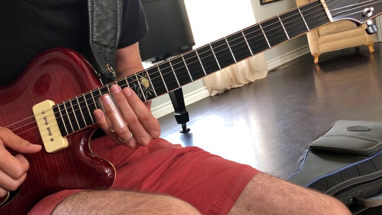 Standard Tuning Slide Guitar Blues Lick Basics in Key of G YouTube